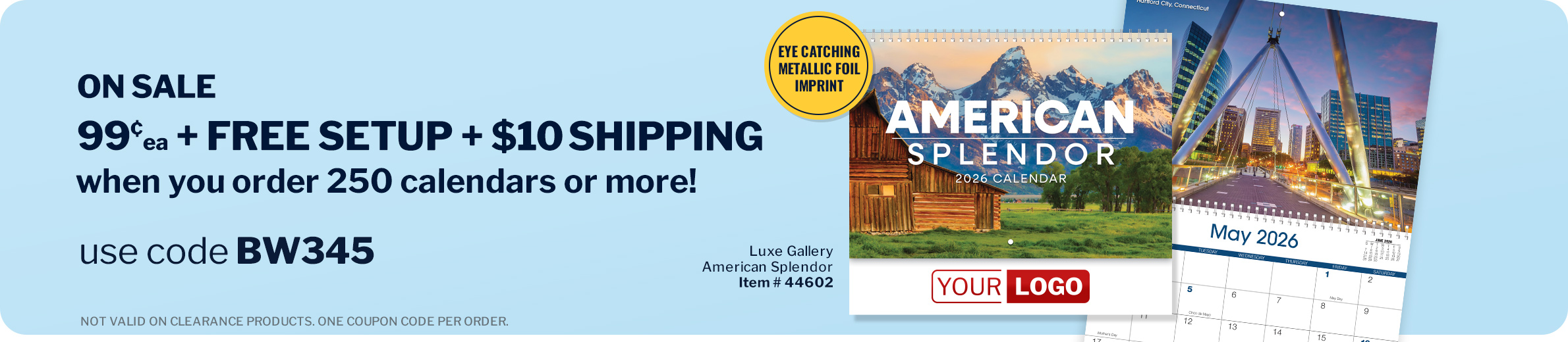 Business Calendars, Low Cost Promotional Calendars